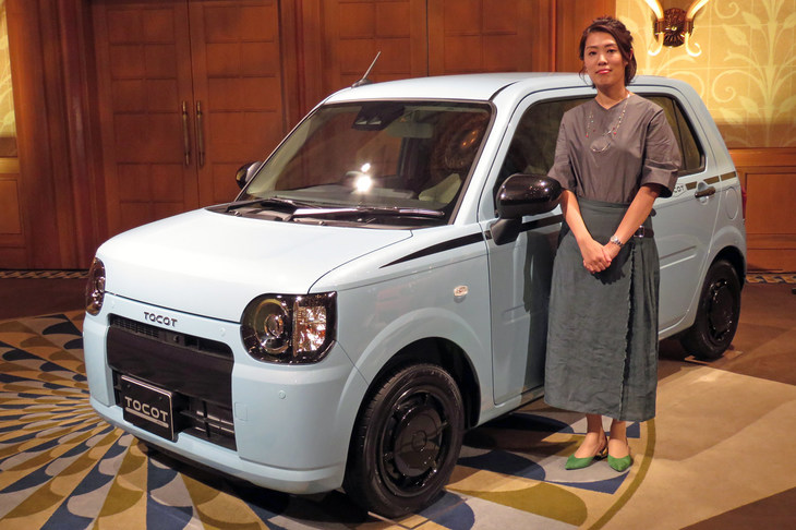 プロジェクトチームのメンバーとしても「ミラ トコット」の企画に携わった、製品企画部の木村友喜さん。