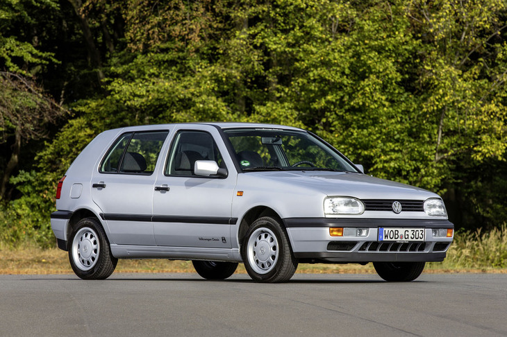1991年に登場した3代目「ゴルフ」。1992年の欧州カー・オブ・ザ・イヤーをフォルクスワーゲンとして初受賞した記念すべきモデルだった。