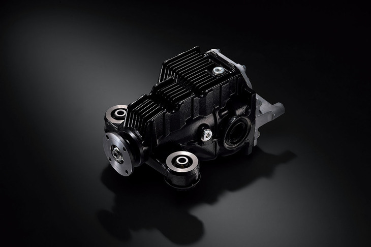 冷却フィン付きリアデファレンシャルキャリア