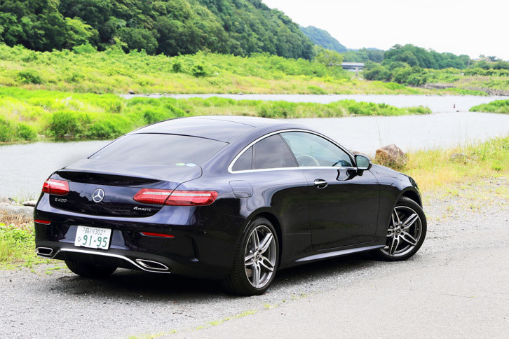 欧州で2016年末に発表された現行型「Eクラス クーペ」。日本では2017年5月に発表・発売された。