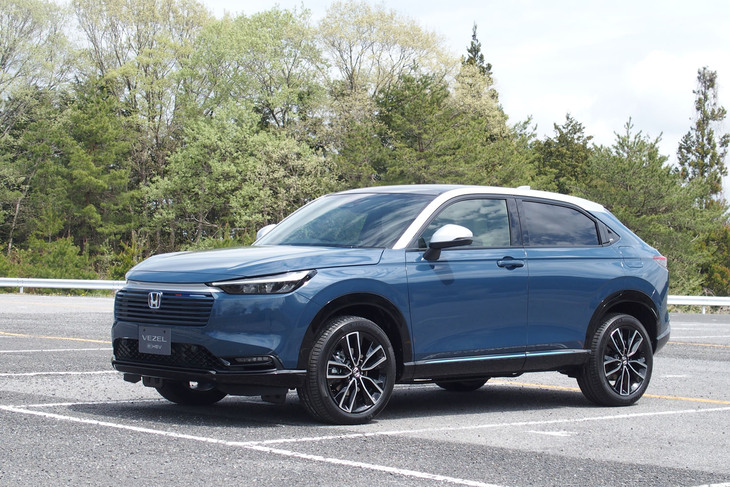 ホンダ・ヴェゼルe：HEV Z PLaYパッケージ（フロントビュー）