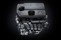 「NX250」に搭載される自然吸気の2.5リッター直4エンジン。新型「NX」では唯一、指定燃料がレギュラーガソリンとなる。