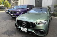 「メルセデス・ベンツ ストゥーディオ トウキョウ」には試乗車両も数多く用意されている。