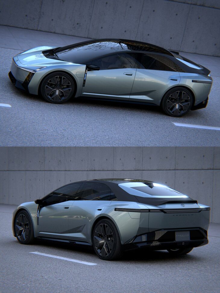 トヨタがジャパンモビリティショーで発表した「カローラ コンセプト」。トヨタの新しいブランドメッセージ「TO YOU TOYOTA」を象徴するクルマとされているが……。