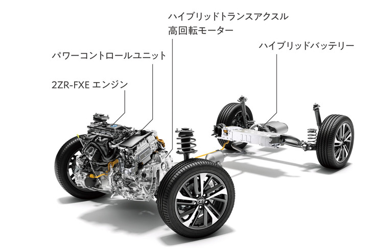 3車種とも売れ筋はハイブリッド。「カローラ クロス」は1.8リッターエンジンをベースとした「THS II」を搭載し、システム出力は122PS。