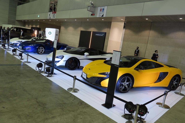 オートモビル カウンシル2021のマクラーレンブース。