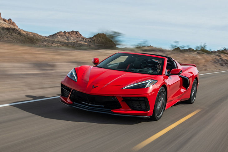 「ヤリス」と「フィット」も人気だが、新型「シボレー・コルベット」（写真）の注目度の高さもかなりのもの！