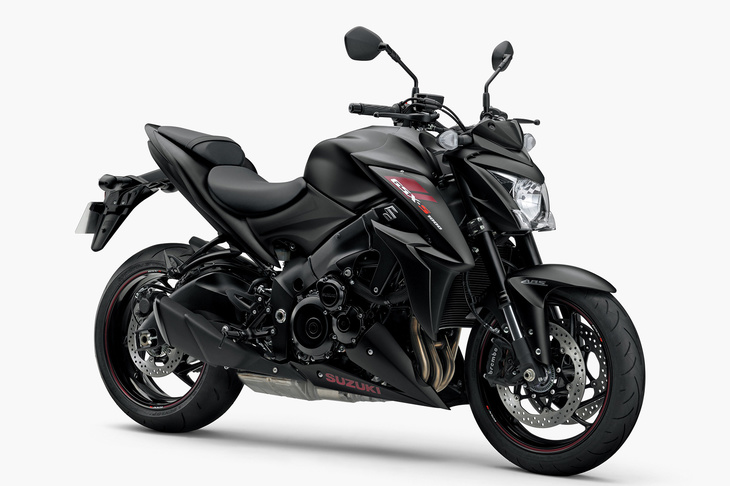 新型「カタナ」のベースとなる「GSX-S1000」。スーパースポーツ「GSX-R1000」ゆずりのエンジンを搭載した、高性能ネイキッドである。