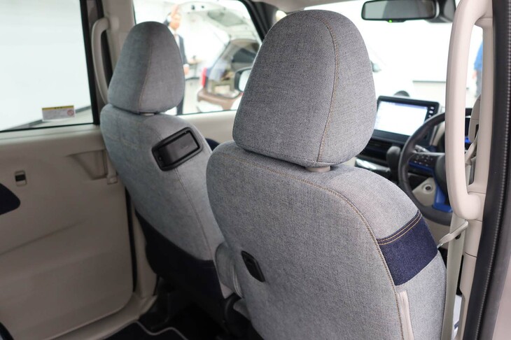 日産ルークスBEAMSカスタマイズド コンセプト（フロントシート背面）