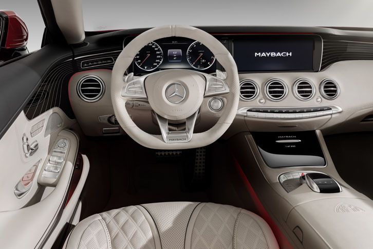 メルセデス・マイバッハS650カブリオレ（インテリア）