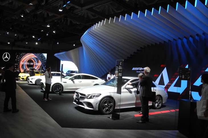 メルセデス・ベンツ／スマートブースの様子