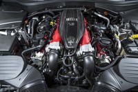 フェラーリのマラネロ工場で組み立てられるV8ツインターボエンジン。最高出力590ps、最大トルク730Nmを発生する。