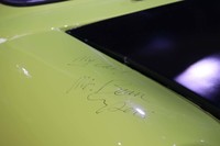 『Mr.ビーン』の「オリジナルMINI」には「My Car! Mr.Bean」のサインが。