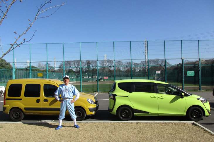 先代「シエンタ」はデザインが自慢。以前、当連載でおなじみの伊達軍曹の愛車・初代「ルノー・カングー」とデザイン対決し、軍曹をして「いい勝負だと思います」と言わしめた。