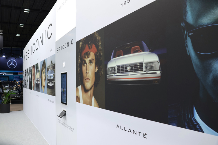 1987年から1993年まで、イタリアのピニンファリーナで車体や内装がつくられた「キャデラック・アランテ」も紹介されていた。