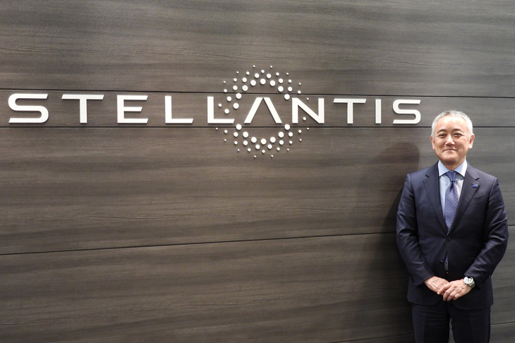 ステランティス ジャパンの打越 晋代表取締役社長。今回は、2024年4月23日に行われた、ステランティス ジャパンの事業説明会＆意見交換会をリポートする。