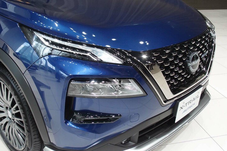 日産エクストレイルAUTECH e-4ORCE アドバンストパッケージ（フロントまわり）