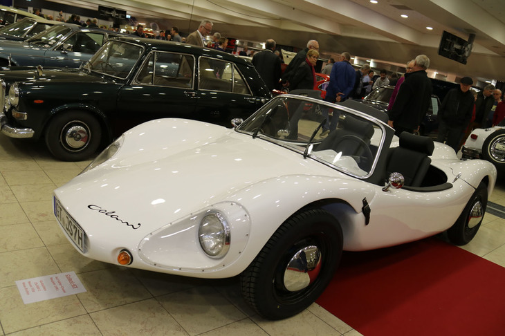 2018年「エッセン・テヒノクラシカ」に出展された、ルイジ・コラーニ氏作の1961年「コラーニGT」。キットとして販売された。