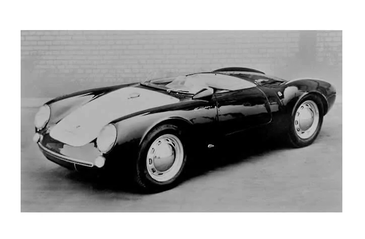 「ポルシェ550」
	1954年にデビューしたポルシェのミドシップレーシングカー。ミッレミリアやルマンなどのレースで活躍した。カーマニアだったジェームズ・ディーンが購入したが、公道で事故を起こして即死した。