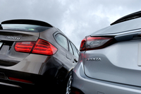 マツダ・アテンザワゴンXD Lパッケージ（FF/6AT）／BMW 320dツーリング スポーツ（FR/8AT）【試乗記】の画像