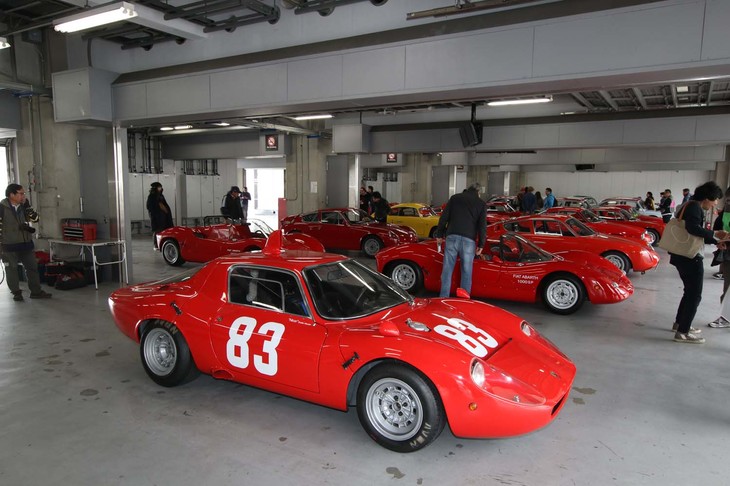 ヒストリック・アバルトが展示される「ABARTH MUSEUM」には、1950年代から1980年代までのさまざまなアバルトモデルが30台以上も集結。これほどの貴重なモデルが一堂に会する機会は、本国イタリアでも難しいのではないだろうか……。