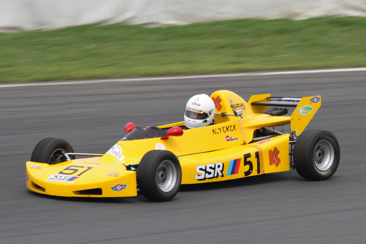 FLレースで2位に入った鴻池スピード製1978年「KS07B」。エンジンはやはり「スズキ・フロンテ」用420cc。