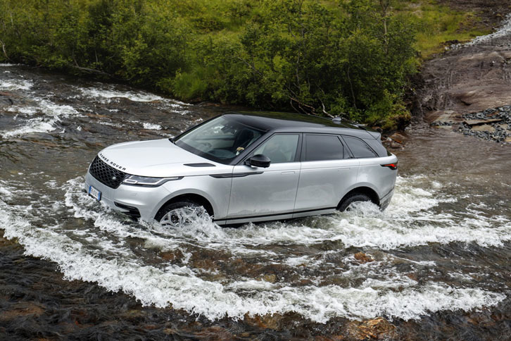 「ヴェラール」にも、もちろんレンジローバーとしての高い走破性能が備わっている。