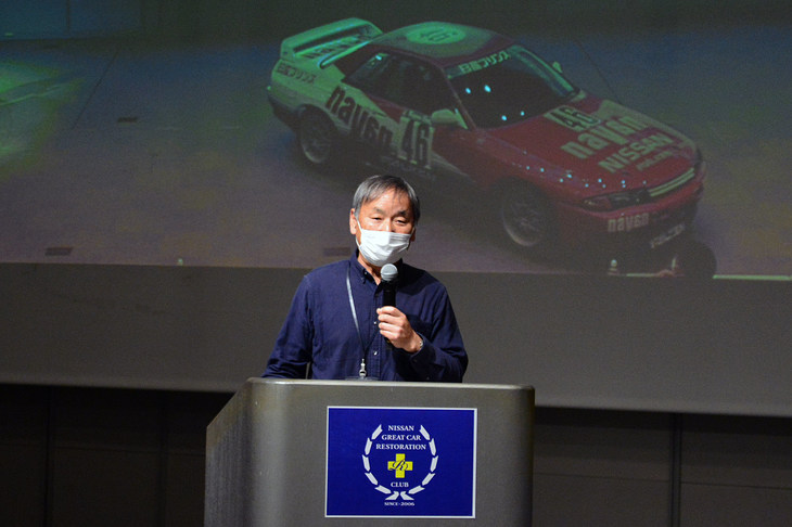 「日産GT-R」（R35）の開発ドライバーも務めた松本孝夫氏。「R32」の頃にも実験部でドライバーを務めており、N1耐久レースに参加することとなった。