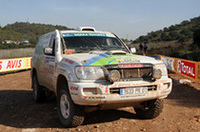 天ぷら油由来の100％バイオディーゼル燃料で挑戦する片山右京。環境を意識しながら、独自のスタンスでダカールを目指す。
