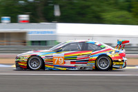 ごらんのように、「アートカー」としてカラフルなカラーリングが施されたBMWもコースを疾走。