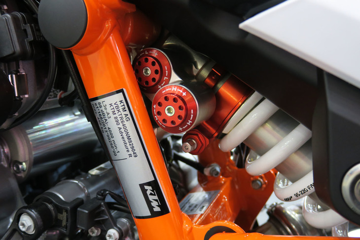 KTM 890アドベンチャーR（WP PRO COMPONENTS装着車）