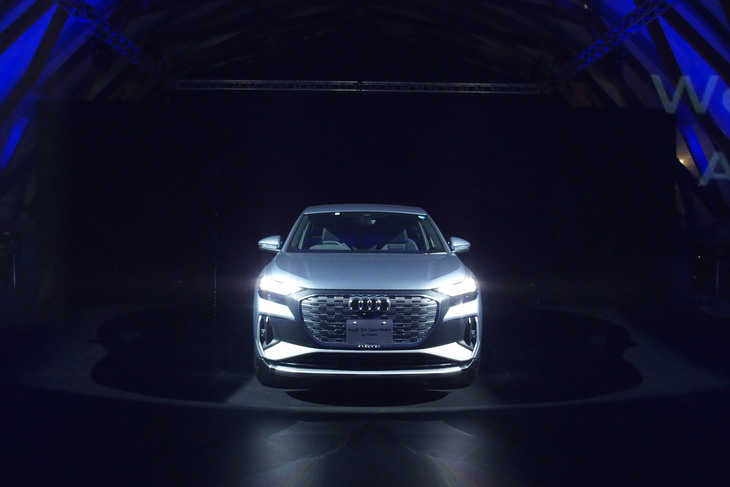 「Welcome to Progress Audi Q4 e-tron Launch Event」会場の様子。