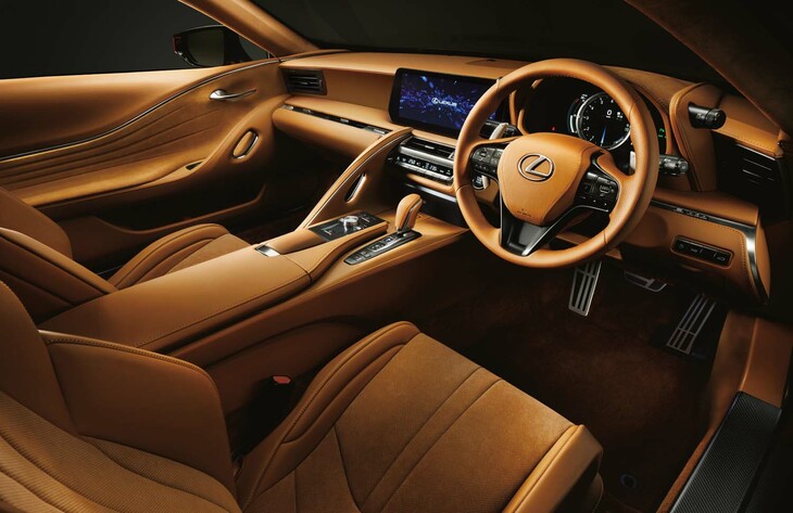 「LC500“Sパッケージ”」のインテリア。