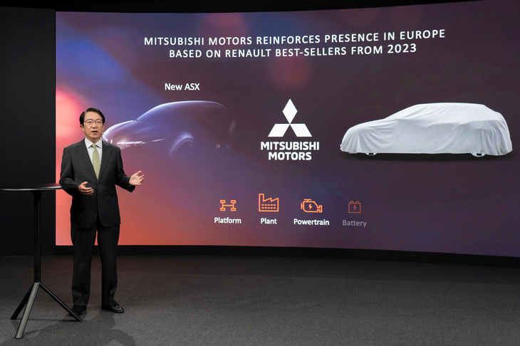 三菱はルノーのモデルをベースとした新型車2台を欧州に投入すると発表。そのうちの1台は「ASX」（日本名「RVR」）の新型だ。