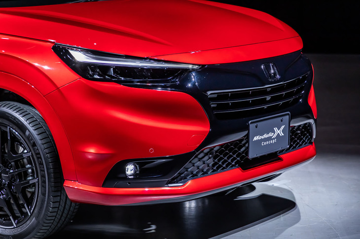 ホンダ・ヴェゼルe：HEVモデューロXコンセプト（フロントフェイス）