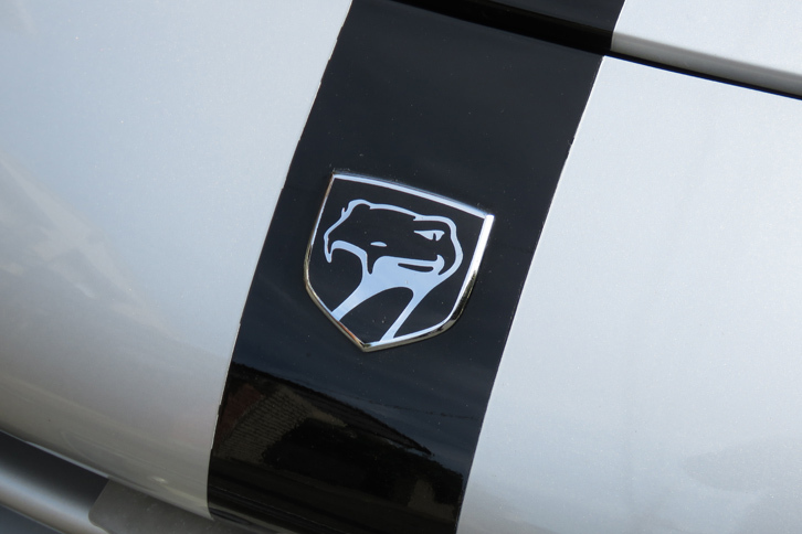 「バイパー」のノーズを飾る毒ヘビのエンブレム。シャー！