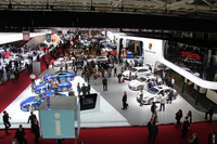 「パリモーターショー2012」の会場から。フォルクスワーゲングループの各ブランドが入る4号パビリオン。