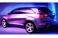 新型「アキュラMDX」のコンセプトモデル、ニューヨークショーで公開の画像