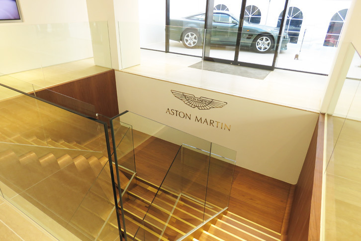 「The House of Aston Martin Aoyama」の様子。