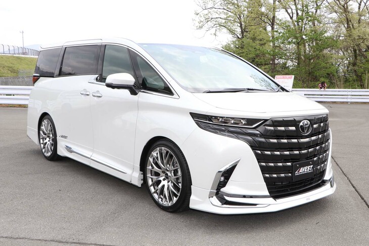 2024 RAYS FAN MEETING 参加車両（トヨタ・アルファード）