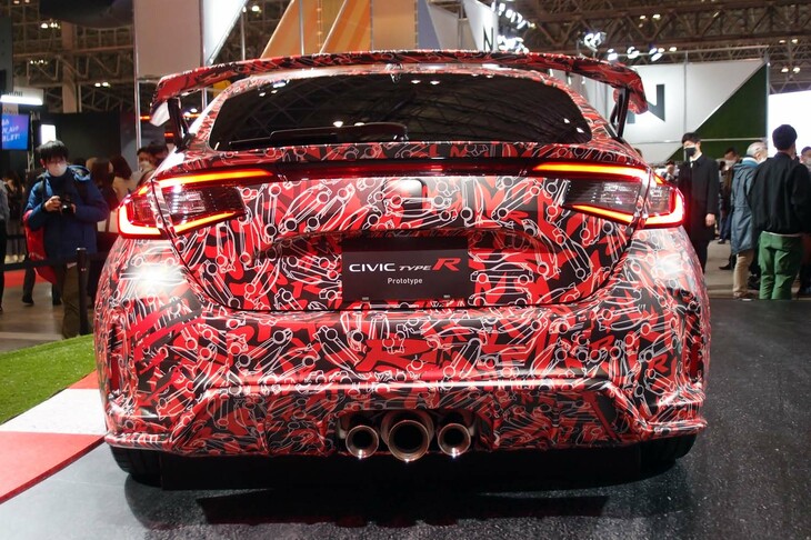 ホンダ・シビック タイプR プロトタイプ（リアまわり）