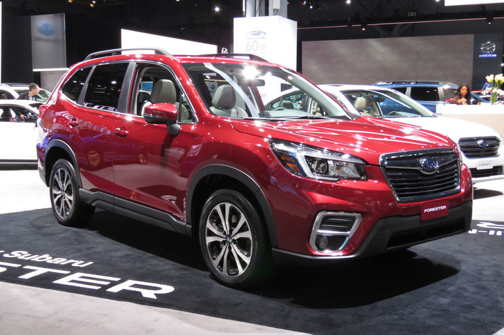 5代目となる新型「スバル・フォレスター」は、ニューヨーク国際自動車ショー2018で世界初公開された。
