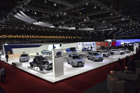 スバルブースの全景。
    