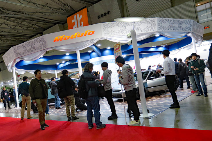 「東京オートサロン2020」におけるホンダアクセスのブースの様子。