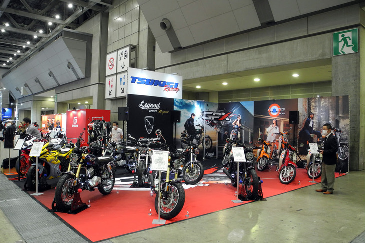 GPXの展示エリアの様子。