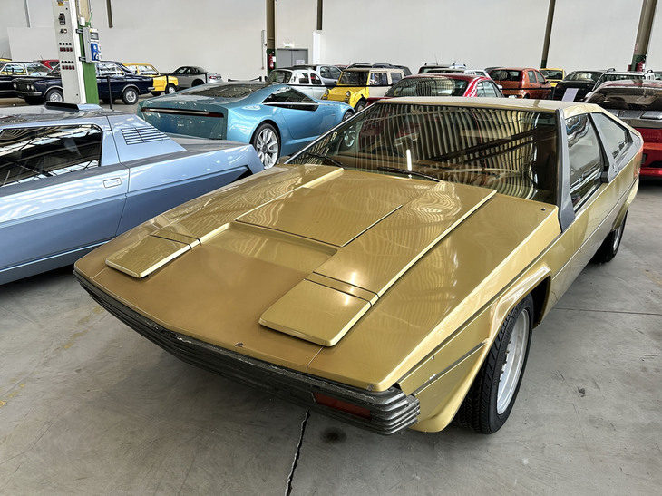 「ジャガー・アスコット」1977年コンセプト。ベースは「ジャガーXJ-S V12」のフロアを短縮したもので、ジュネーブショーでの発表時の外観はホワイトだった。