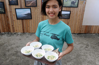 人気フードメニューの一つ「ワンタン」600円。