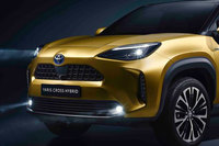 「ヤリスクロス」のフロントマスク。