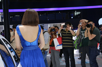 2014年4月の北京モーターショーの北京現代ブース。