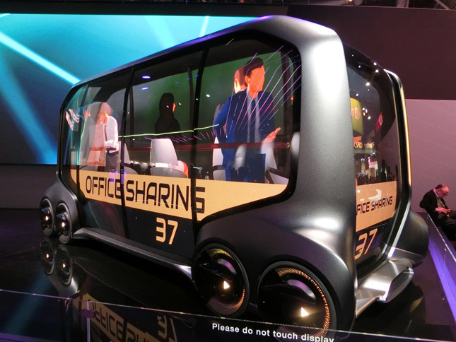 トヨタが発表した「e-Palette コンセプト」。